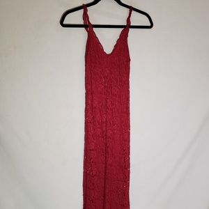 *Angie* Red formal/semi formal dress, medium